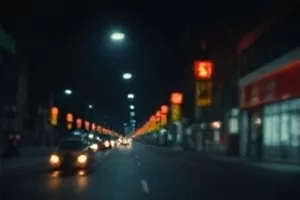 《午夜航线》剧照：夜航客机窗外翻涌的云层
