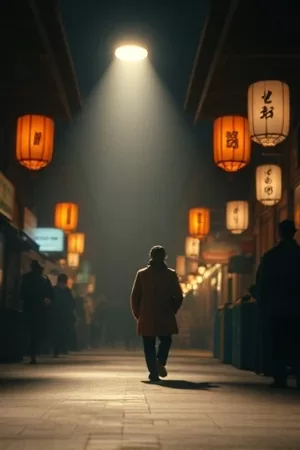 《冷杉镇往事》剧照：雪后小镇的木质屋檐